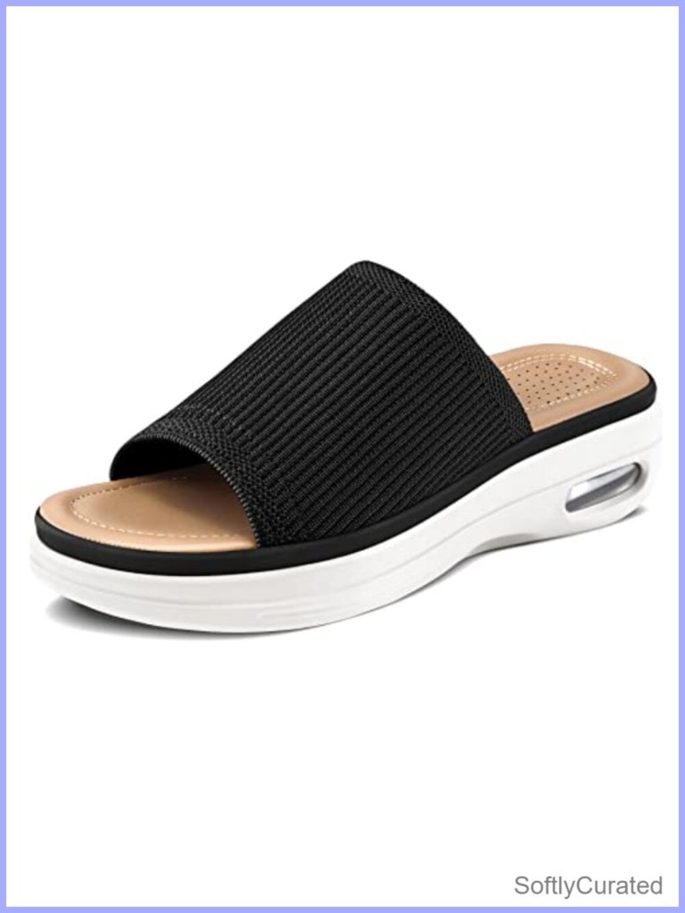 Womens Slide Sandals Comfortable Platform Wedge Slip-On Summer Shoes